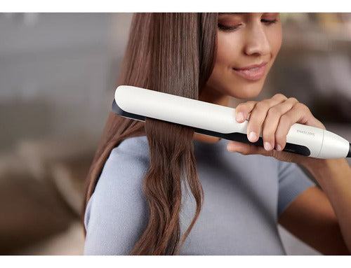 Planchita De Pelo Philips Bhs515/00 Thermoshield Ionico Cts Blanco