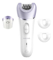 Depiladora Inalambrica Gama Oasis Look Usb 2v Humedo Seco Ct Blanco/violeta