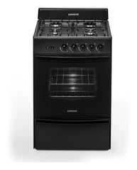 Cocina A Gas Longvie 12331g Grafito De 4 Hornallas 56cm Grafito