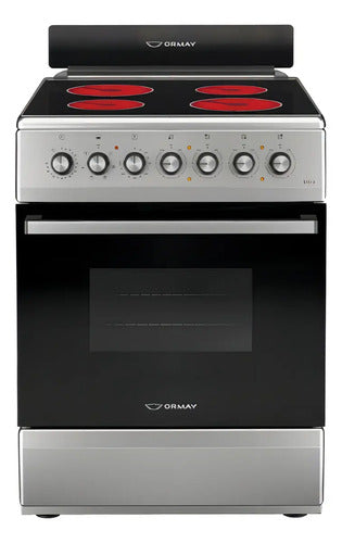 Cocina Electrica Ormay Ultra-acero Vitroceramico 4 Hornallas Acero
