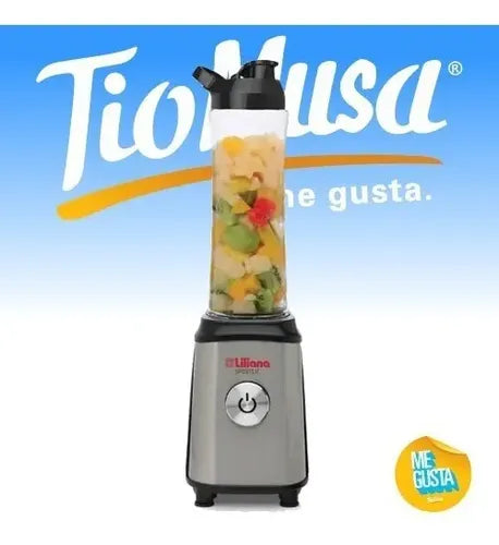 Licuadora Liliana Sportlic Al116 600ml 350w Tio Musa Acero