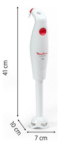 Minipimer Mixer Moulinex Turbomix Licuadora De Mano Blanca Dd12a1ar