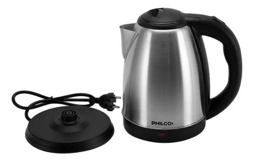 Pava Electrica Philco Peph1182ip Acero Inoxidable 1.8 Litros Color Plateado