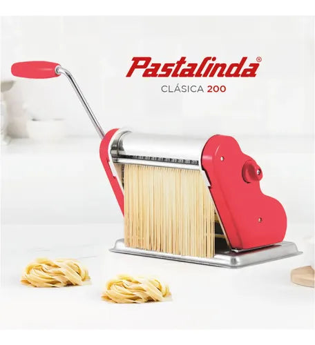 Maquina De Pastas Acero Inox Pastalinda Clásica 200 Coral