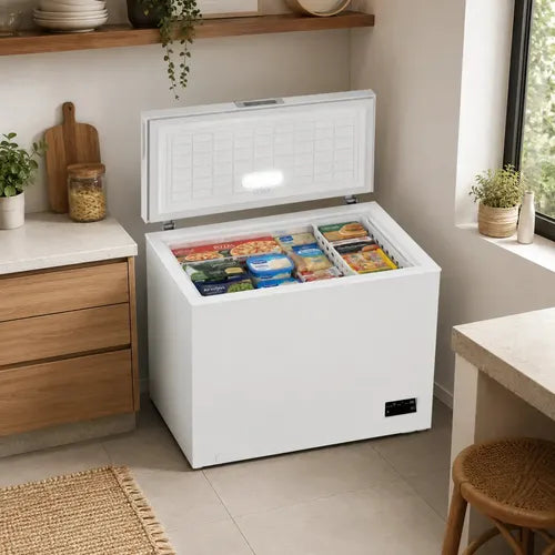 Freezer Horizontal Gafa De 200l Inverter Blanco Fghi202b-m