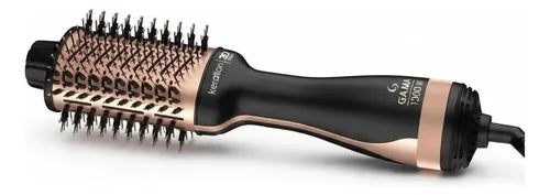 Cepillo Alisador Gama Stylish Keration Brush 3d Cerámica Negro