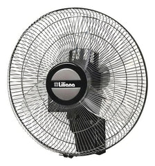 Ventilador De Pared Liliana Vwoc20 Con 3 Palas De Plástico Color Transparente Estructura Color Plata 20  De Diámetro