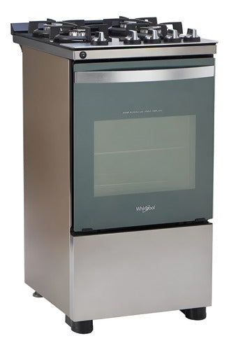 Cocina A Gas Whirlpool Wfo4vbr Inox 51cm Grill Eléctrico Acero Inoxidable