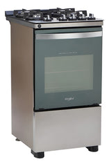 Cocina A Gas Whirlpool Wfo4vbr Inox 51cm Grill Eléctrico Acero Inoxidable