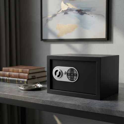 Caja Fuerte Seguridad Digital Tme20dn 20x31x20cm Negro