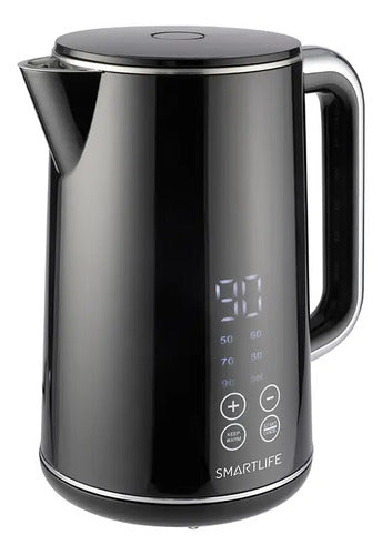 Pava Electrica Digital Smartlife 1.7 L Negro