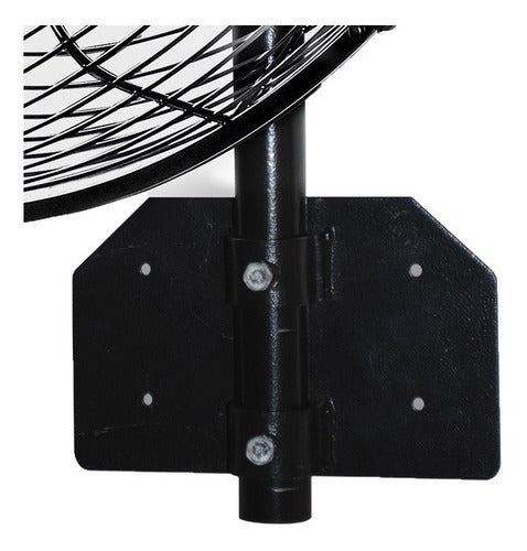 Ventilador Pared Industrial Liliana Vwi32 Oscilante Cts 81.28 Cm Negro Plata Metal 2