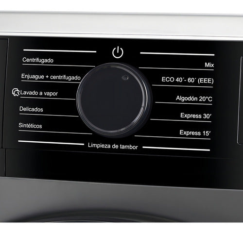 Lavarropa Kanji Home 6kg Inverter Kjh-wmcfsl Gris 1200rpm