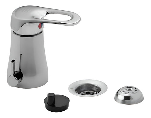 Fv Arizona 0189/b1-cr Griferia Monocomando De Bidet Acabado Brillante Color Cromo