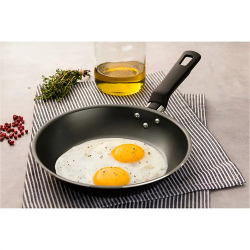 Sarten Tramontina 20 Cm Loreto Aluminio Con Antiadherente Starflon 0.8 L