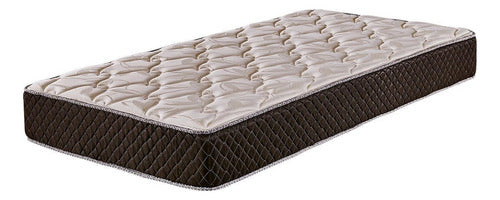 Colchón 1 1/2 Plazas De Espuma Cannon Exclusive Beige Marrón Beige/marrón
