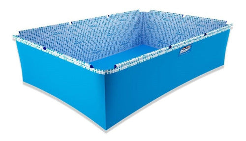Pelopincho 1043 Pileta Estructural Rectangular Con Capacidad De 2800 Litros 1.6x2.7 M