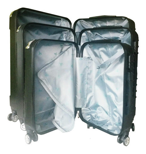 Valija Tm 61901 Rígida 49x78x28 Cm 8 Ruedas Negra Negro Tm 61901 Black