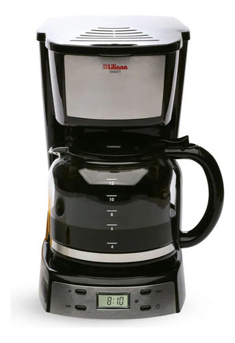 Liliana Desayuno Smarty Ac964 Color Negro Acero Inoxidable De Filtro 1,8 Litros