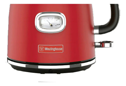 Pava Eléctrica Westinghouse Retro Roja 1.75 Lts Wh-pe22001s Rojo