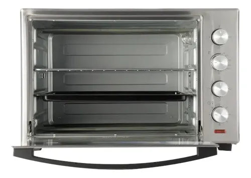Horno Eléctrico Smartlife Conveccion Spiedo 50l 6 Funciones Gris