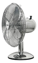 Ventilador De Mesa Liliana Vsor16 Vintage 70w 16 Pulgadas 40 Cm Plateado Metal