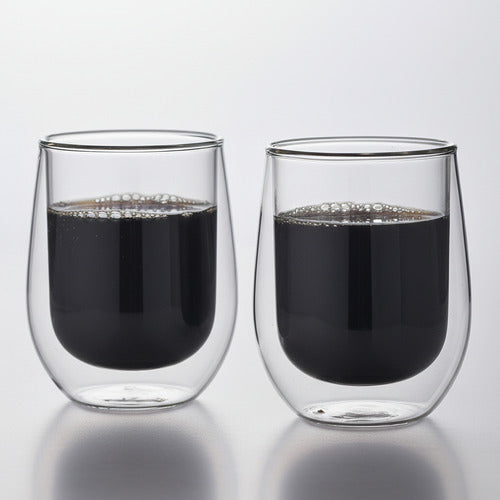 Vaso De Vidrio Con Doble Pared 2 Unidades Carol 200cc Transparente