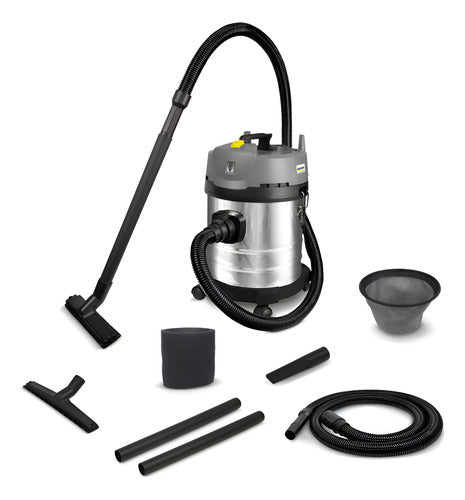 Aspiradora Tacho Profesional Kärcher Nt20/1 Polvo Liquido Ct Gris