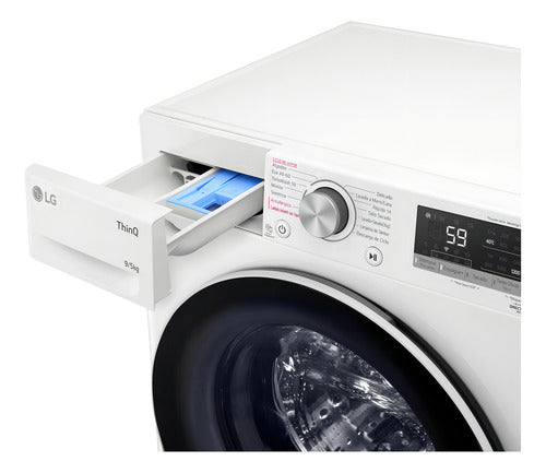 Lavasecarropas LG Inverter Carga Frontal 9kg / 5kg Blanco