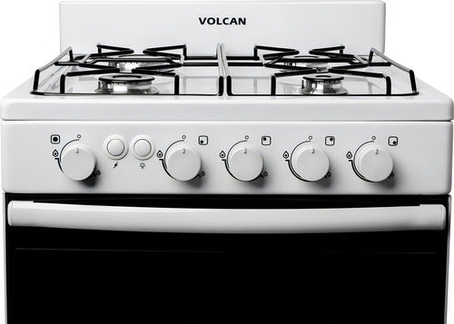 Cocina 87643vm 55cm 4 Hornallas Bl. Volcan Color Blanco Tipo De Conexión Multigas