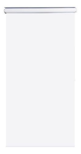 Cortina Roller Blackout Blanca Para Ventana Vivendi 80 X 200 Blanco