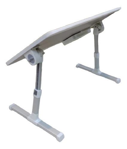 Mesa Bandeja Plegable Tablet Laptop Notebook Vivendi 60cm Blanco
