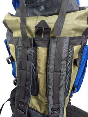 Mochila Camping Trekking Outdoor Negro Azul Verde De 90lts