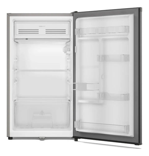Heladera Frigobar Gafa Hgfm90p Color Plateado Con Capacidad De 90l