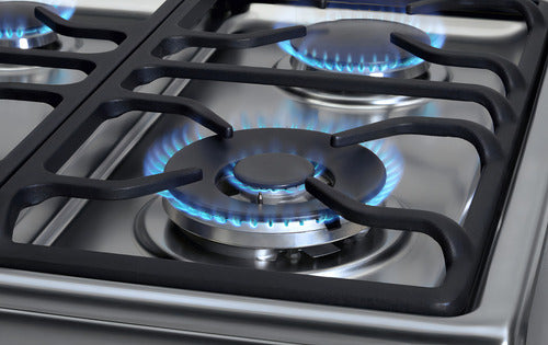 Cocina A Gas Longvie 21501gt 56cm Inox Grill Eléctrico Color Grafito