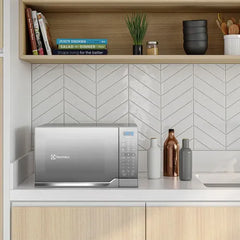 Microondas Electrolux Emdm25g5gsyg 25l Con Grill Y Función Descongelar Color Plata