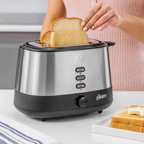 Tostadora Oster Tr500 De Acero Inoxidable Para 2 Rebanadas Acero Inox
