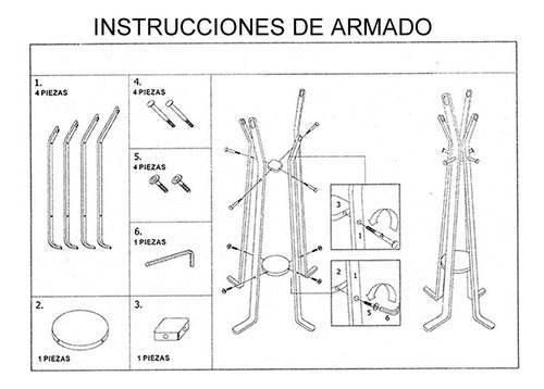 Perchero De Pie Nordico De Madera Natural Tio Musa Color Marrón Claro