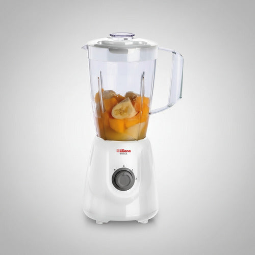 Licuadora Liliana Al100 Whitelic Con Jarra Plastica 1,5l Blanco