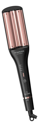 Rizador Ga.ma Keration X-waves Micro Glitt Tech Temp:220c Cs Negro