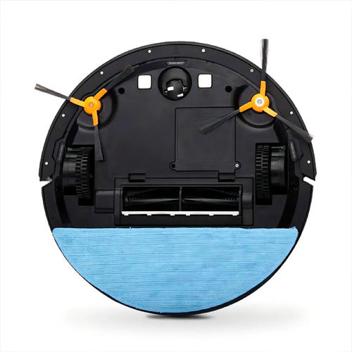 Aspiradora Robot Inteligente 3-en-1 Aspira Barre Trapea Westinghouse +wifi +app Tuya Negro