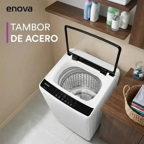 Lavarropas Carga Superior Automático Enova Le08s10bll 8kg Blanco