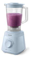 Licuadora Philips Hr2129/50 Jarra Plastica De 550w Blanco Celeste