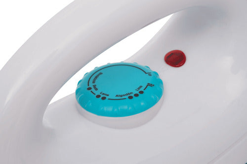 Plancha Kanji Home Kjhpls1002 Seca 1000w Base Acero Inox Blanco