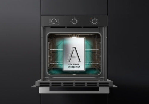 Horno Electrico De Empotrar Ormay He60s2 60cm 73lts Negro