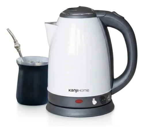 Jarra Pava Kanji Kjh-pe15002m-wt Corte Mate 1500w 1,8lts Blanco
