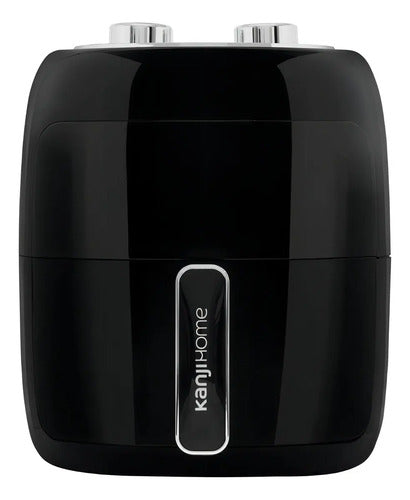Freidora De Aire Sin Aceite Kanjihome Air Fryer Analogica 4l Color Negro
