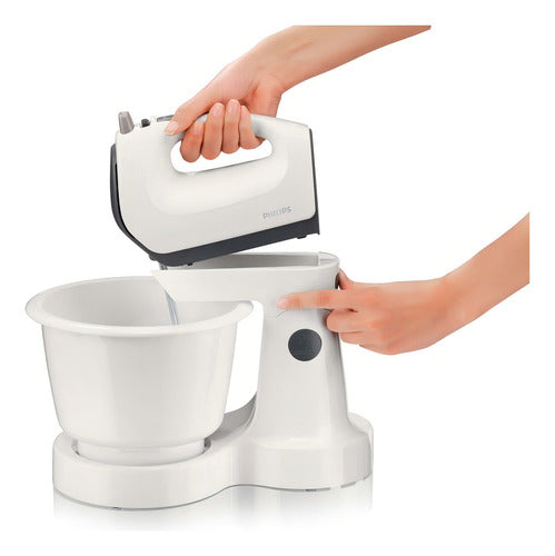 Batidora Philips Viva Collection Hr7200/02 400w Color Blanco