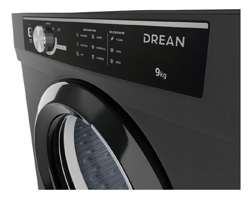 Secarropas Carga Frontal Por Calor 9kg Drean Sed090vgcl0 C Color Gris