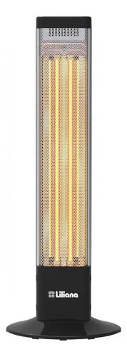 Calefactor Infrarojo Cv027 Liliana 600-1200w Color Negro